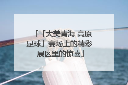 「大美青海 高原足球」赛场上的精彩 展区里的惊喜