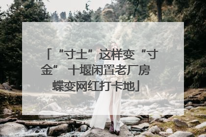 “寸土”这样变“寸金” 十堰闲置老厂房蝶变网红打卡地