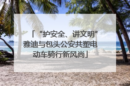 “护安全、讲文明”雅迪与包头公安共塑电动车骑行新风尚