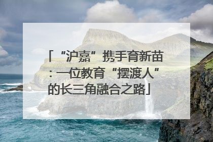 “沪嘉”携手育新苗：一位教育“摆渡人”的长三角融合之路