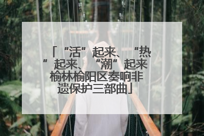 “活”起来、“热”起来、“潮”起来 榆林榆阳区奏响非遗保护三部曲