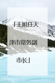 王旭任天津市常务副市长