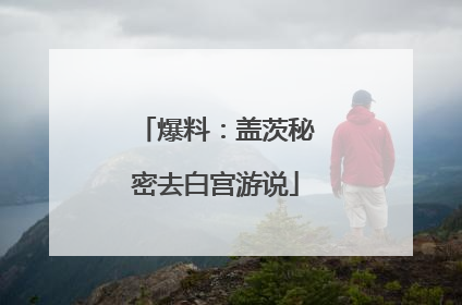 爆料：盖茨秘密去白宫游说
