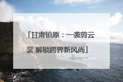 甘肃镇原：一袭剪云裳 解锁跨界新风尚