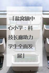 盐窝镇中心小学：科技长廊助力学生全面发展