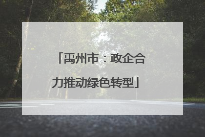 禹州市：政企合力推动绿色转型