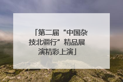 第二届“中国杂技北疆行”精品展演精彩上演