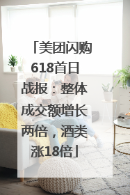 美团闪购618首日战报：整体成交额增长两倍，酒类涨18倍