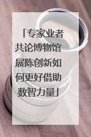 专家业者共论博物馆展陈创新如何更好借助数智力量