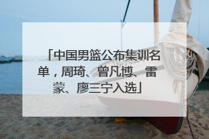 中国男篮公布集训名单，周琦、曾凡博、雷蒙、廖三宁入选