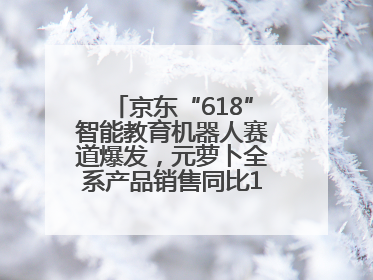 京东“618”智能教育机器人赛道爆发，元萝卜全系产品销售同比171%成黑马