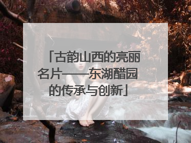 古韵山西的亮丽名片——东湖醋园的传承与创新