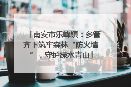 南安市乐峰镇：多管齐下筑牢森林“防火墙”，守护绿水青山