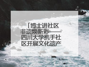 博士进社区 非遗焕新彩——四川大学携手社区开展文化遗产日特别活动