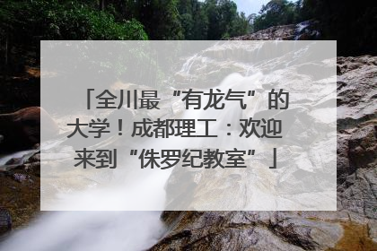 全川最“有龙气”的大学！成都理工：欢迎来到“侏罗纪教室”