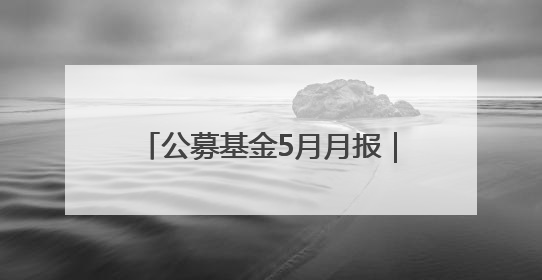公募基金5月月报｜发生了什么？基金业绩榜变化这么大！
