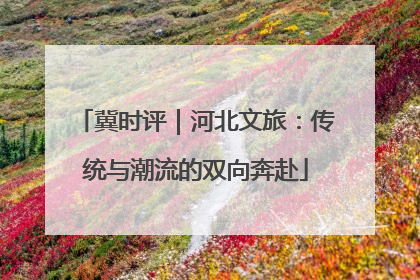 冀时评｜河北文旅：传统与潮流的双向奔赴