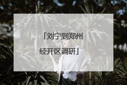 刘宁到郑州经开区调研