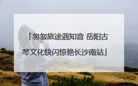 匆匆旅途遇知音 岳阳古琴文化快闪惊艳长沙南站