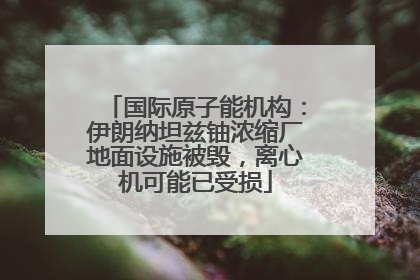 国际原子能机构：伊朗纳坦兹铀浓缩厂地面设施被毁，离心机可能已受损