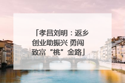 孝昌刘明：返乡创业助振兴 勇闯致富“桃”金路