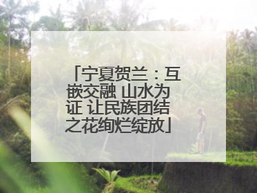 宁夏贺兰：互嵌交融 山水为证 让民族团结之花绚烂绽放