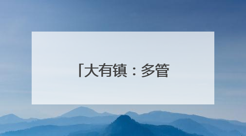 大有镇：多管齐下抓实“两清两改两治理”