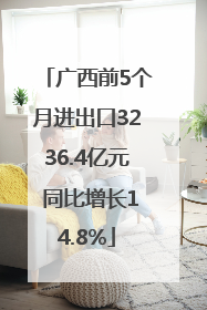 广西前5个月进出口3236.4亿元 同比增长14.8%