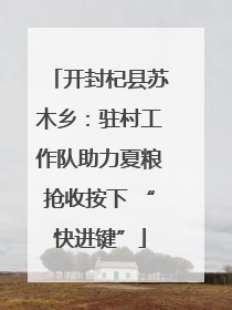 开封杞县苏木乡：驻村工作队助力夏粮抢收按下 “快进键”