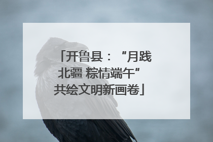 开鲁县：“月践北疆 粽情端午”共绘文明新画卷