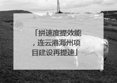 拼速度提效能，连云港海州项目建设再提速