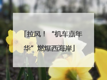 拉风！“机车嘉年华”燃爆西海岸