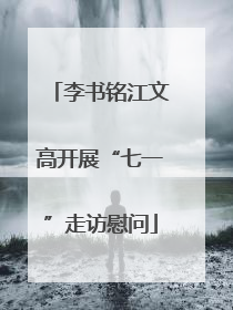李书铭江文高开展“七一”走访慰问