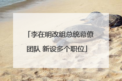 李在明改组总统幕僚团队 新设多个职位