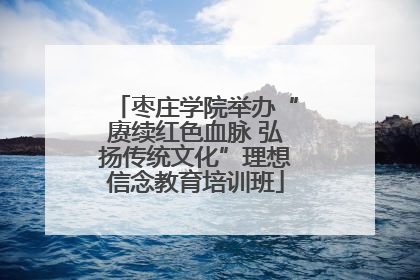 枣庄学院举办“赓续红色血脉 弘扬传统文化”理想信念教育培训班