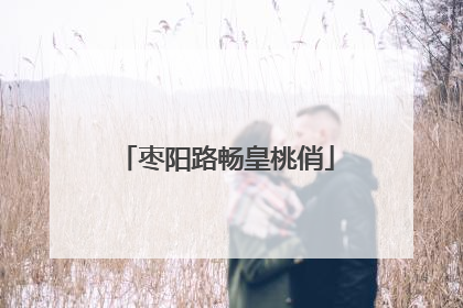 枣阳路畅皇桃俏