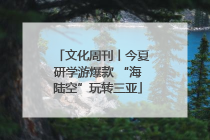 文化周刊丨今夏研学游爆款 “海陆空”玩转三亚
