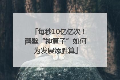 每秒10亿亿次！鹤壁“神算子”如何为发展添胜算