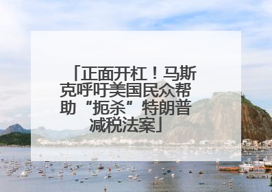正面开杠！马斯克呼吁美国民众帮助“扼杀”特朗普减税法案