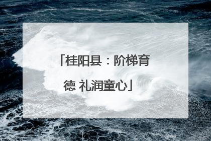 桂阳县:阶梯育德 礼润童心