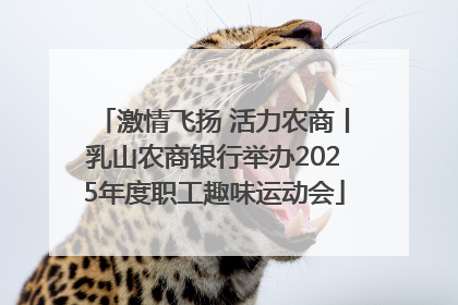 激情飞扬 活力农商丨乳山农商银行举办2025年度职工趣味运动会