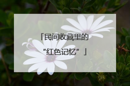 民间收藏里的“红色记忆”