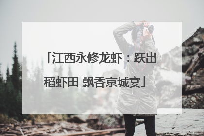 江西永修龙虾：跃出稻虾田 飘香京城宴
