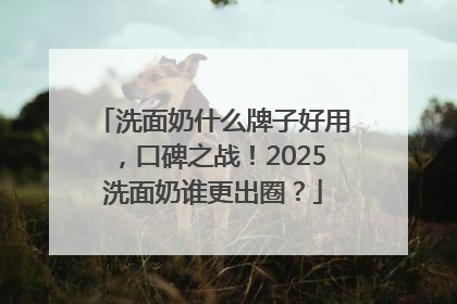 洗面奶什么牌子好用，口碑之战！2025洗面奶谁更出圈？