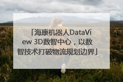海康机器人DataView 3D数智中心，以数智技术打破物流规划边界