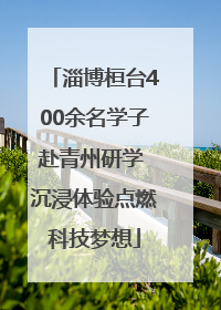 淄博桓台400余名学子赴青州研学 沉浸体验点燃科技梦想