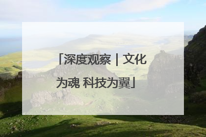 深度观察｜文化为魂 科技为翼