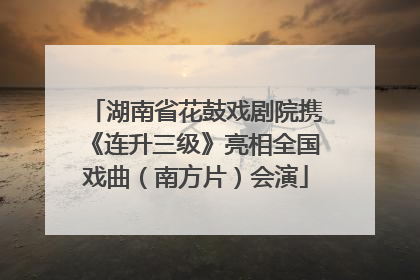 湖南省花鼓戏剧院携《连升三级》亮相全国戏曲（南方片）会演