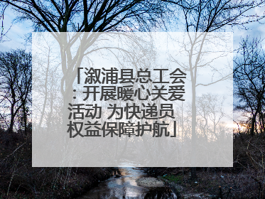 溆浦县总工会：开展暖心关爱活动 为快递员权益保障护航