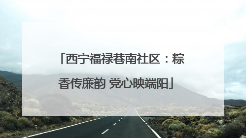 西宁福禄巷南社区：粽香传廉韵 党心映端阳